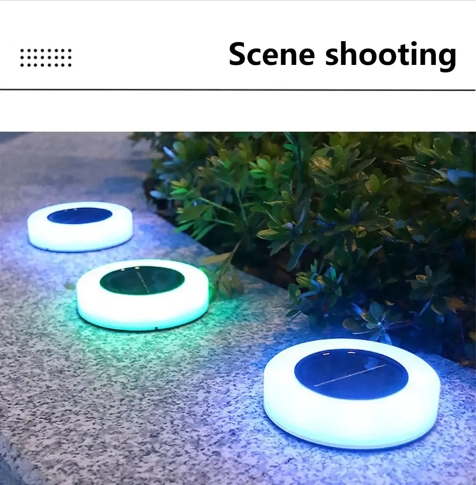 Description Picture 6 of item4pcs Outdoor Solar Lights LED Lawn Yard Decoration Night Light Outdoor Waterproof Landscape Garden Courtyard Villa Buried Light