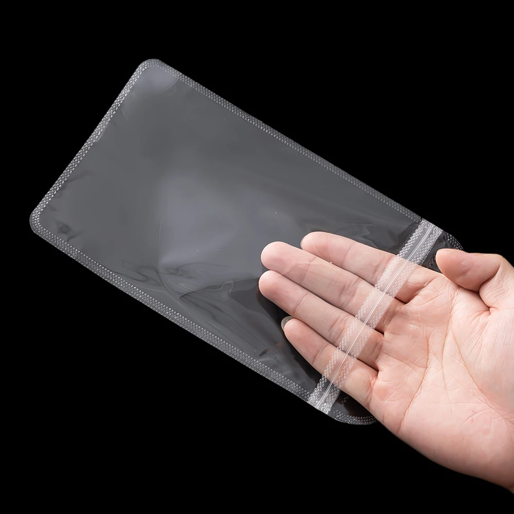 20 Stück transparente Kunststoff-Reißverschlussbeutel mit Loch zum Aufhängen, selbstdichtende Beutel für Schmuck-Display, Aufbewahrung, Verpackung, kleine Unternehmen – Detail 5