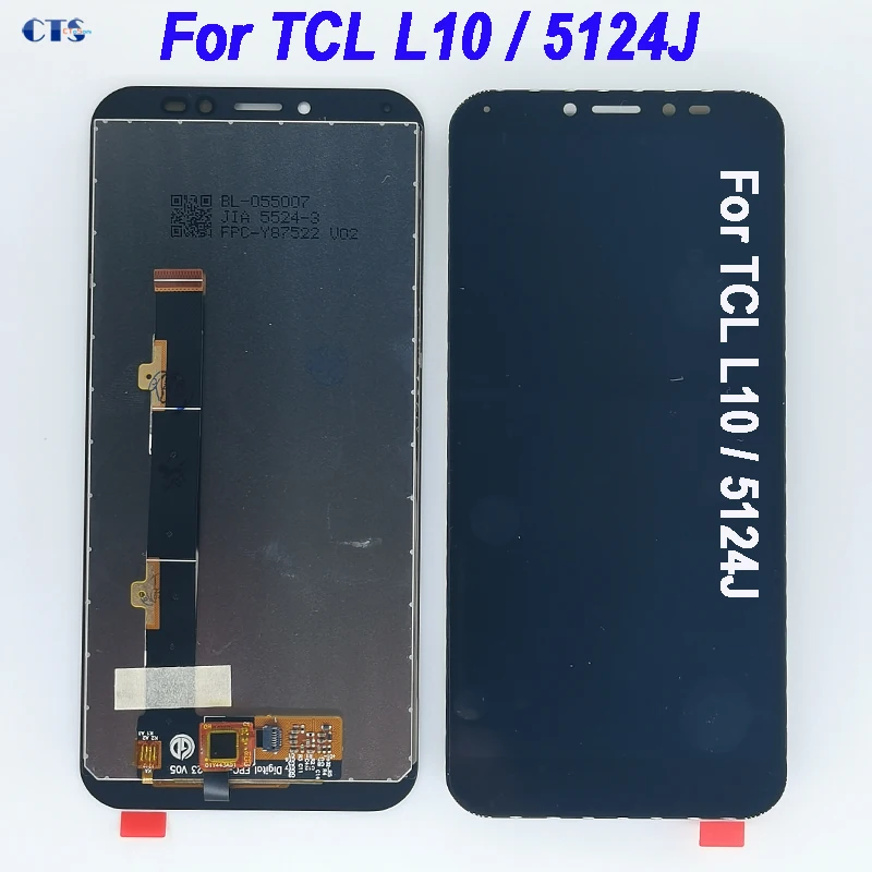 

5.5" Replacement For TCL L10 5124J Touch Panel Screen Digitizer Assembly Glass Sensor LCD Display For TCL 5134