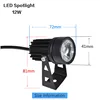 Outdoor 12W LED spotlights landscape Lighting 220V Warm white Cold white RGB Remote Wall light IP66 High quality 3