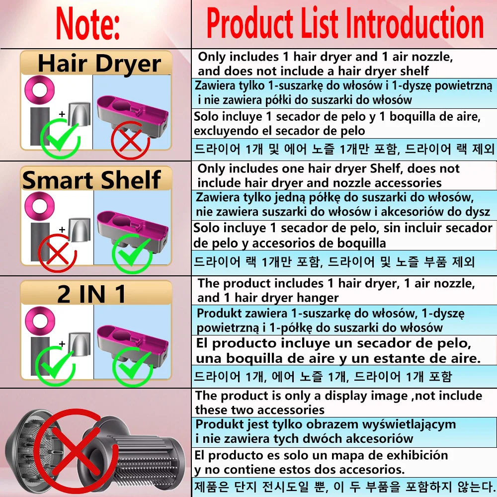 For Dyson Xiaomi Hair Dryer Shelf Wall Mounted Hair Dryer Rack Change Into Automatic Hand Dryer with Storage Box hanger 5