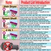 For Dyson Xiaomi Hair Dryer Shelf Wall Mounted Hair Dryer Rack Change Into Automatic Hand Dryer with Storage Box hanger 5