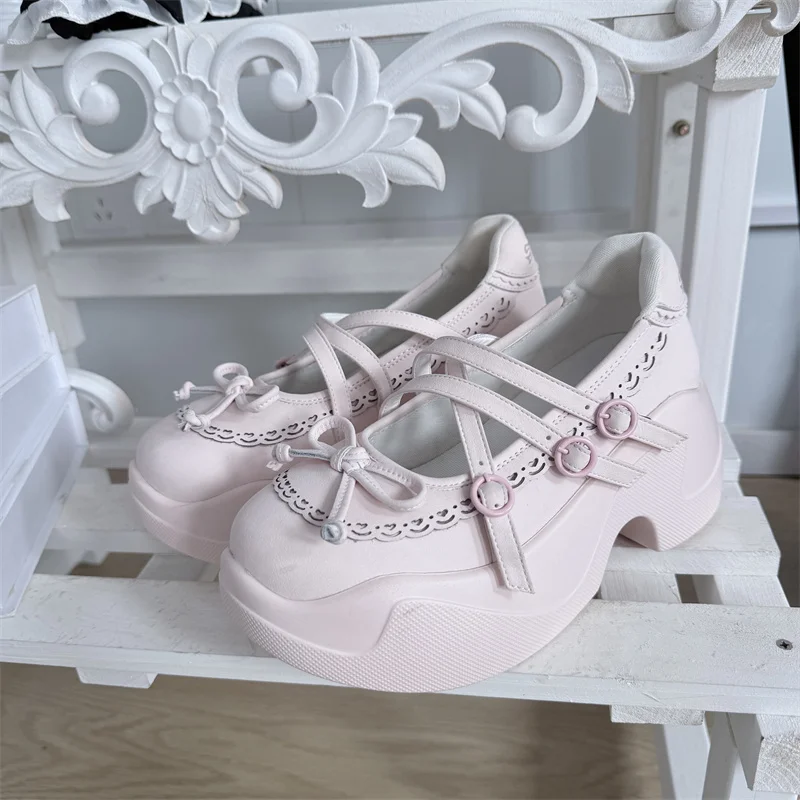 Summer Leilei Gururu Original Sweet Girl Thick Soled Shoes Sports Shoes Cute Girl Lolita Single Shoes