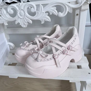 Summer Leilei Gururu Original Sweet Girl Thick Soled Shoes Sports Shoes Cute Girl Lolita Single Shoes 1