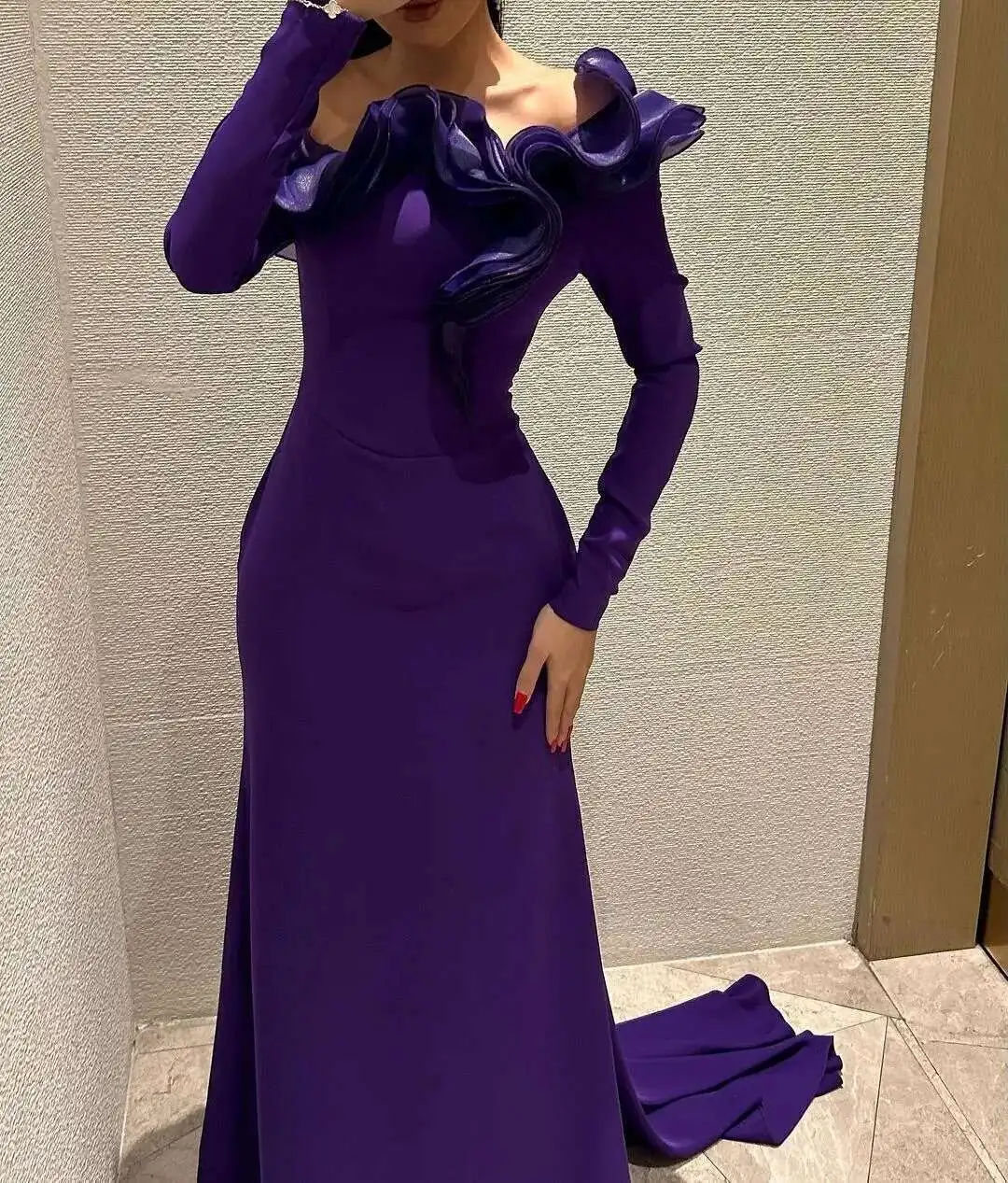 2024 Autumn/Winter New Women's Sexy Tailored Lace Ball Evening Dress -  AliExpress 200000345