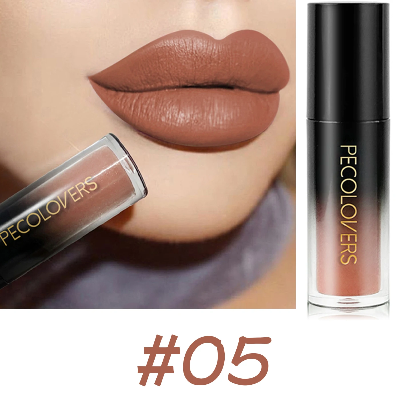 Lipstick Lip Gloss Makeup Waterproof Velvet Non-stick Cup Lip Tint Matte Long Lasting Sexy Red Brown Nude Liquid Lip Stick S36ad192229d04613ac7dce064a5b1501u