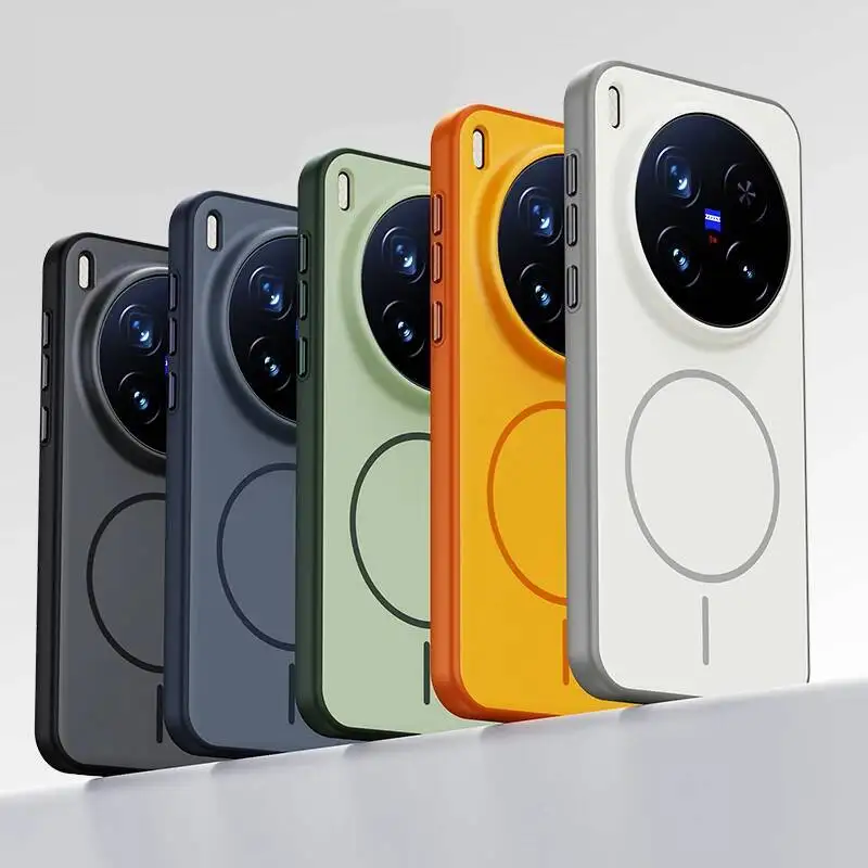Luxury Shockproof Anti-Fall Protective Case with Comfortable Feel for Smartphones