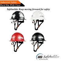 Full Brim Safety Helmet with Visor