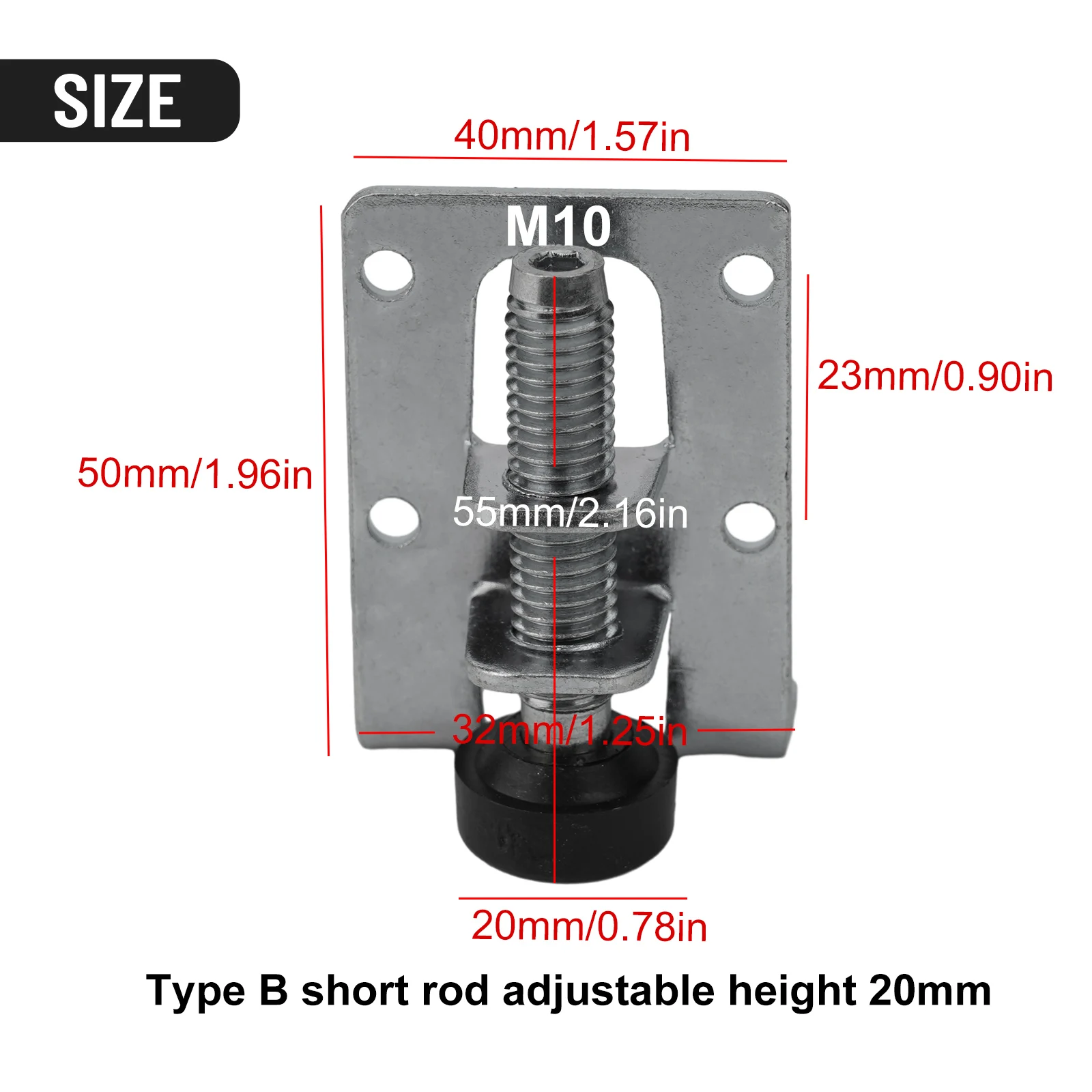 Adjustable Leveling Feet Heavy Duty Height Adjuster Furniture Leveler Foot Leveler Legs 4pcs For Cabinet Table Workbench