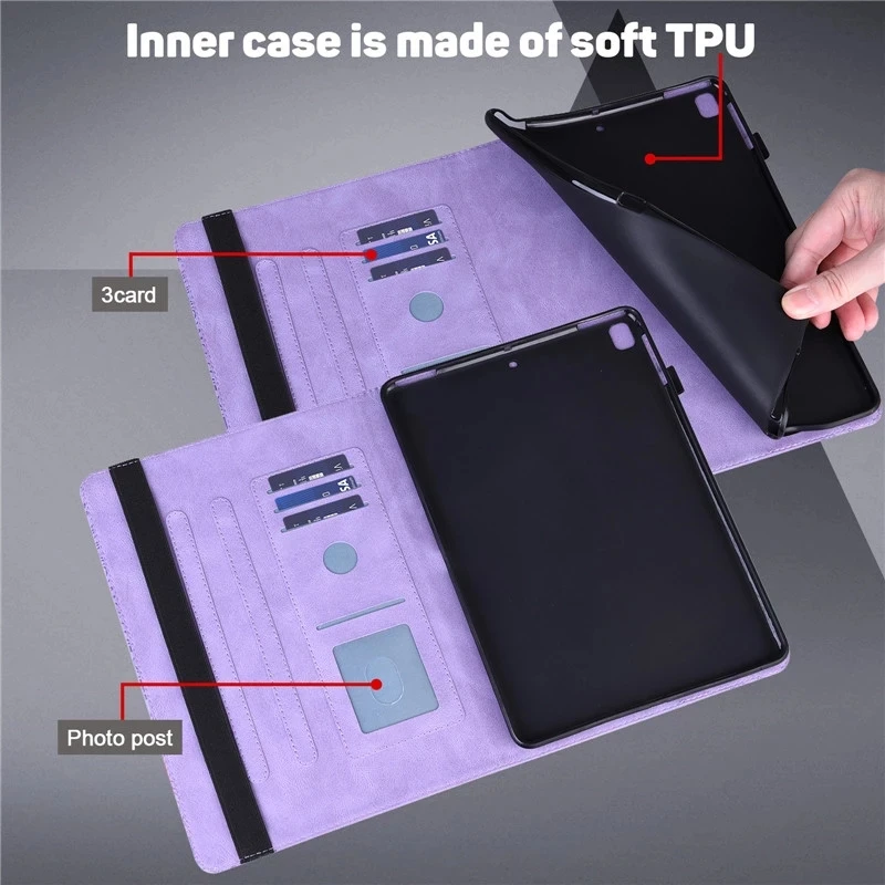 Embossed Leather Tablet Cover