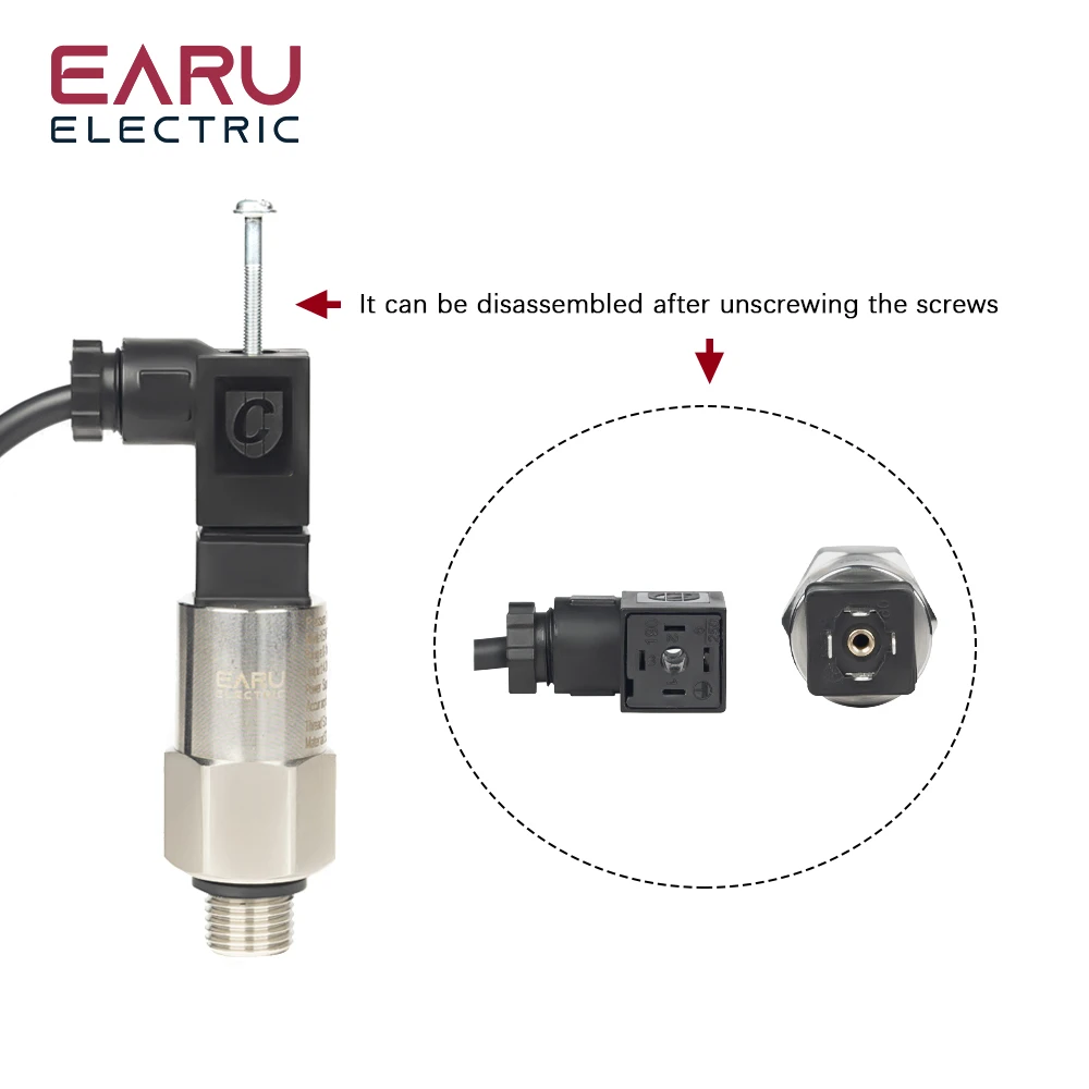 4-20mA 0-5V 0-10V Output -1-0bar 0-1bar G1/4 Vacuum Pressure Transmitter Transdu