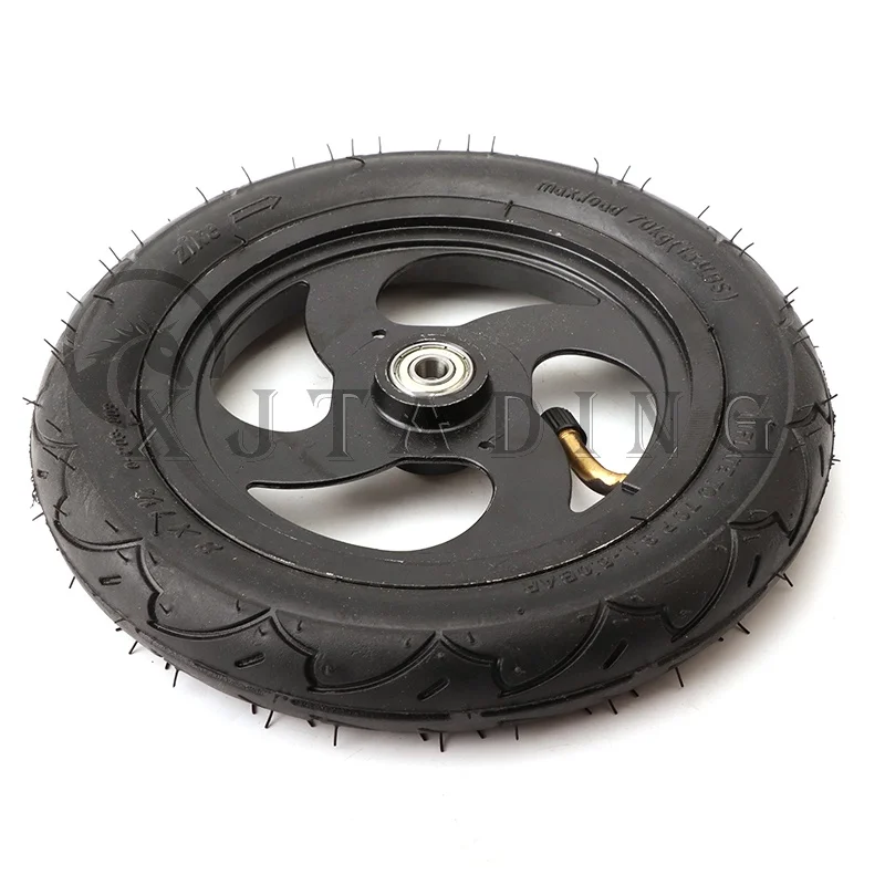 8 Inch Wheel Tyre 8X1 1/4 Pneumatic Wheel with Alloy Hub for Kickscooter Scooter A-bike Folding Electric Scooter parts