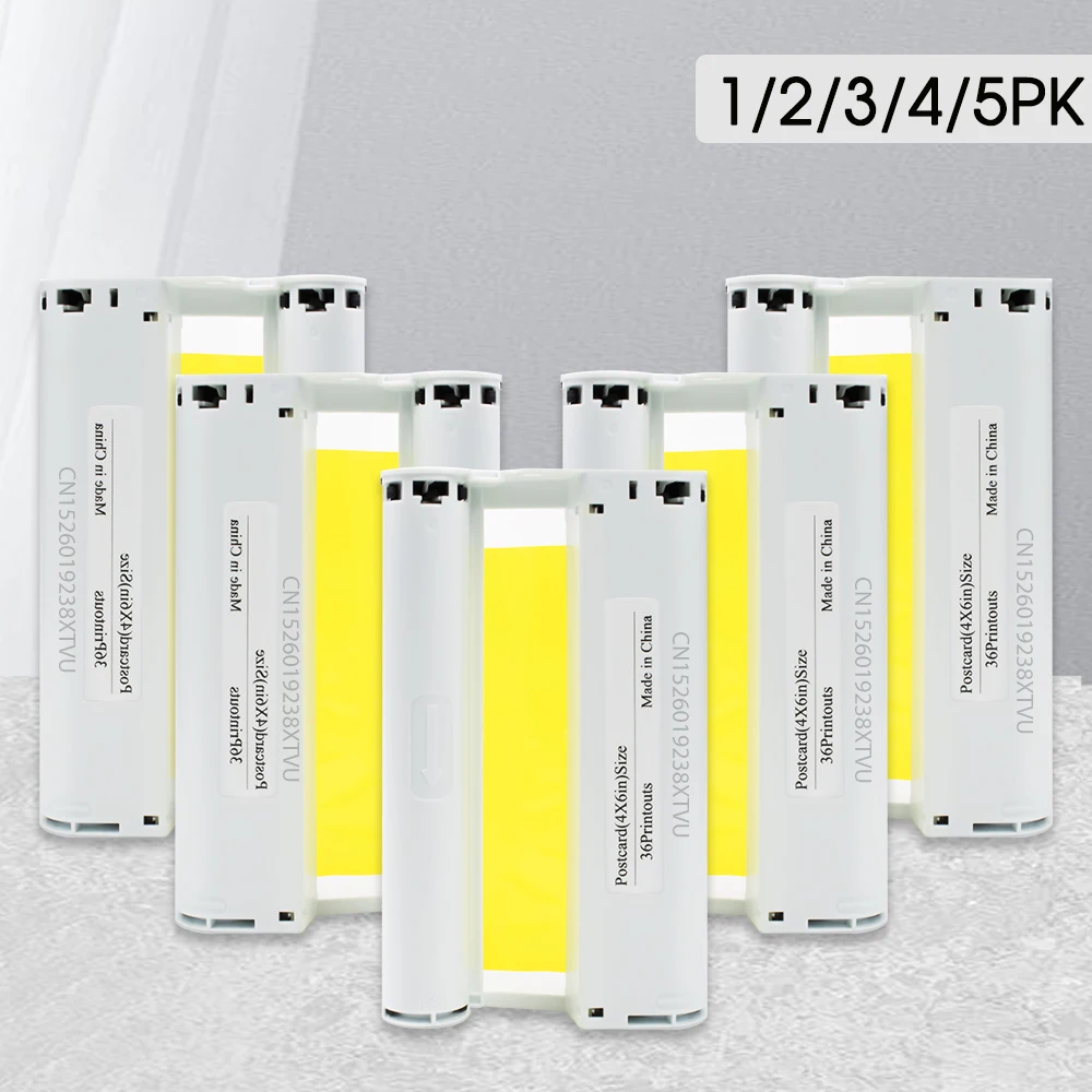 Description Picture 2 of item1/2/3/4/5PK for Iconic Brand Selphy Ink CP1300 CP1500 6 Inch Ink Cartridge Compatible for Iconic Brand Selphy CP1200 CP910 CP900 Photo Printer