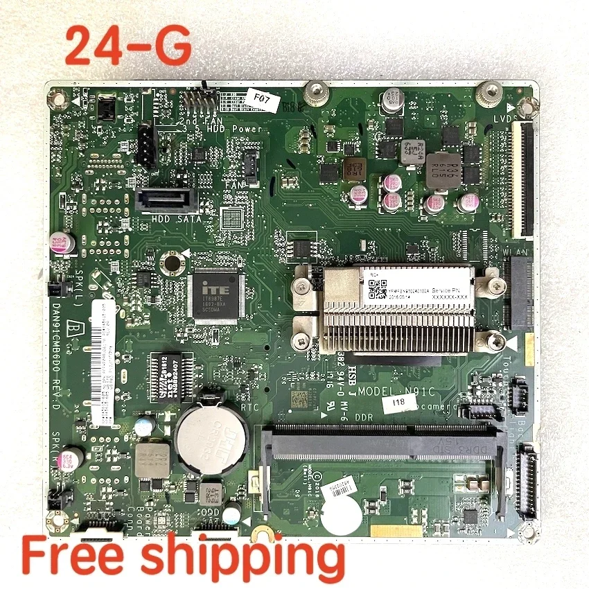 845615-605 DAN91CM6D0 For HP 24-G Motherboard 845615-005 Mainboard 100%tested fully work 4 845615-605 DAN91CM6D0 For HP 24-G Motherboard 845615-005 Mainboard 100%tested fully work - Image 2