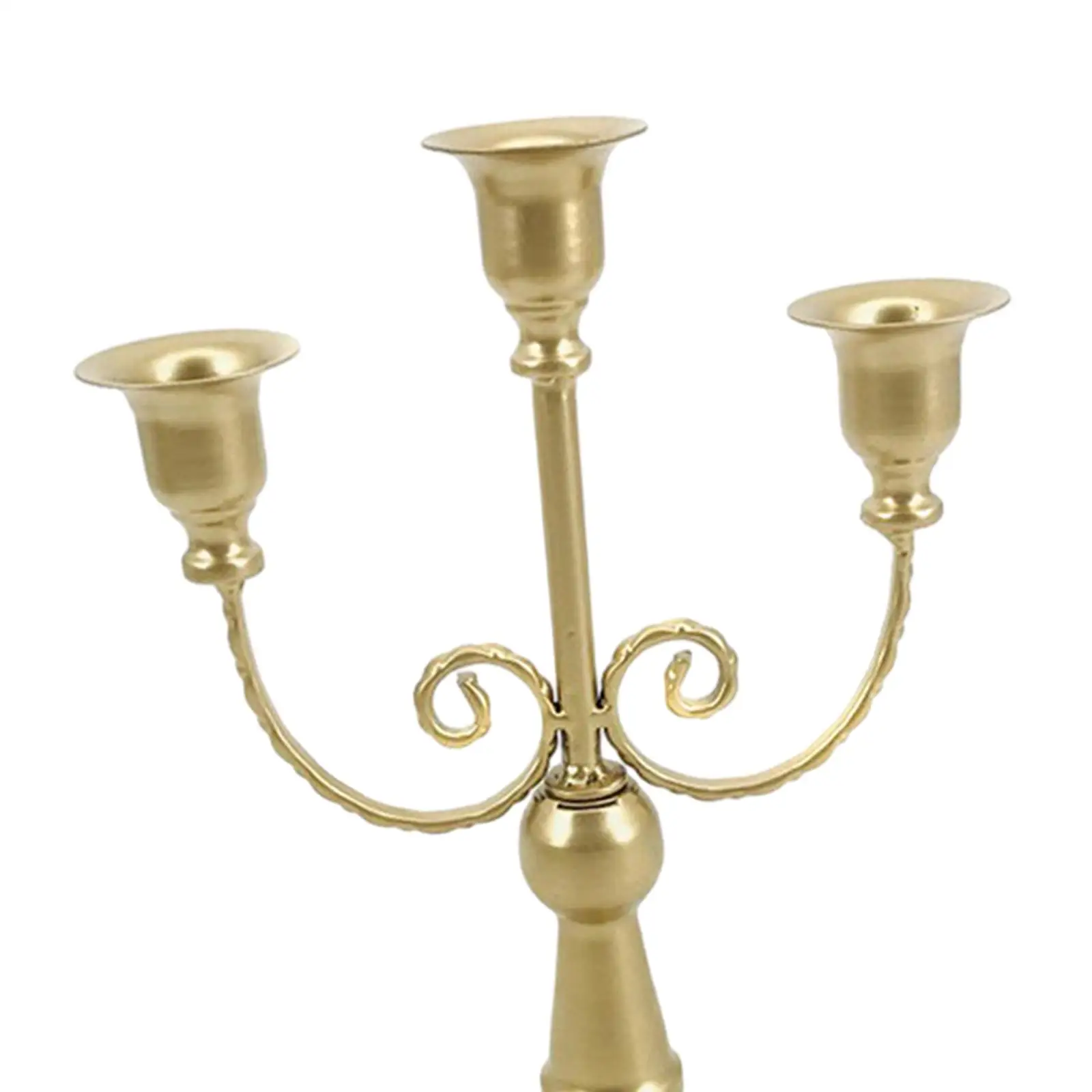 Metal Candelabra Simple Candlestick Holder for Festivals Events Thanksgiving