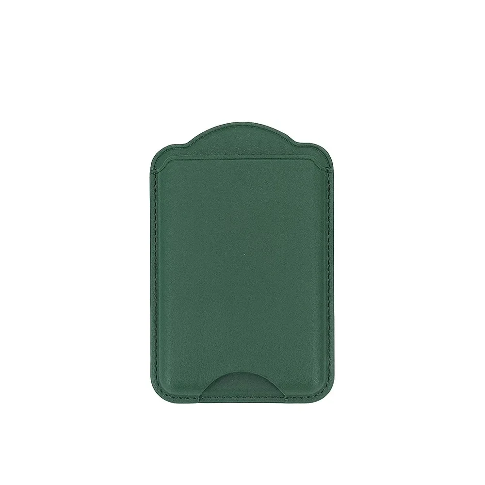Magsafe Magnetic Leather Wallet Card Holder Case - Universal Smartphone Accessory