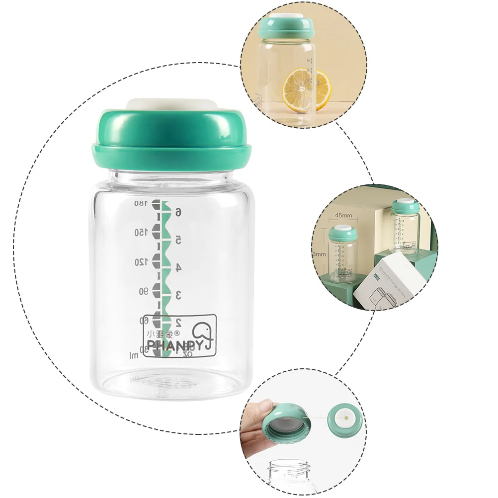 Breast Milk Storage Bottle Nursing for Infants Standard Transparent Wide Baby