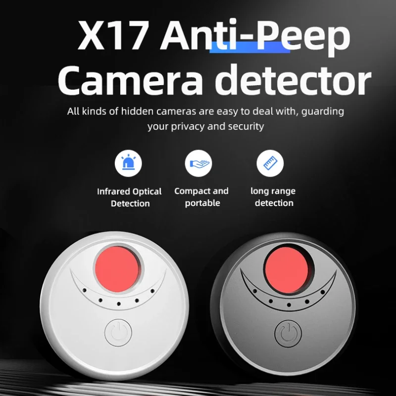 Portable X17 Anti-Peeping Camera Detector with Infrared Wireless Signal and Anti-Positioning Function