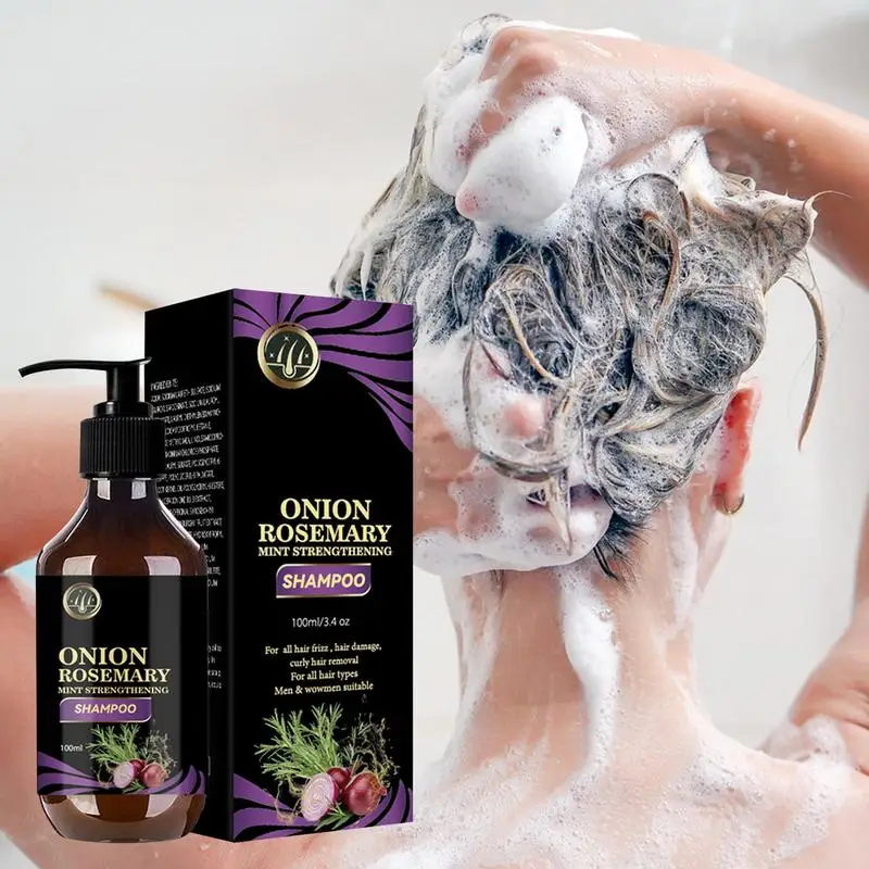 

100ml Lotus Spring Rosemary Onion Shampoo Thickening Shampoo Hair Growth Shampoo Hair Growth Deep Cleansing Volumizing Shampoo