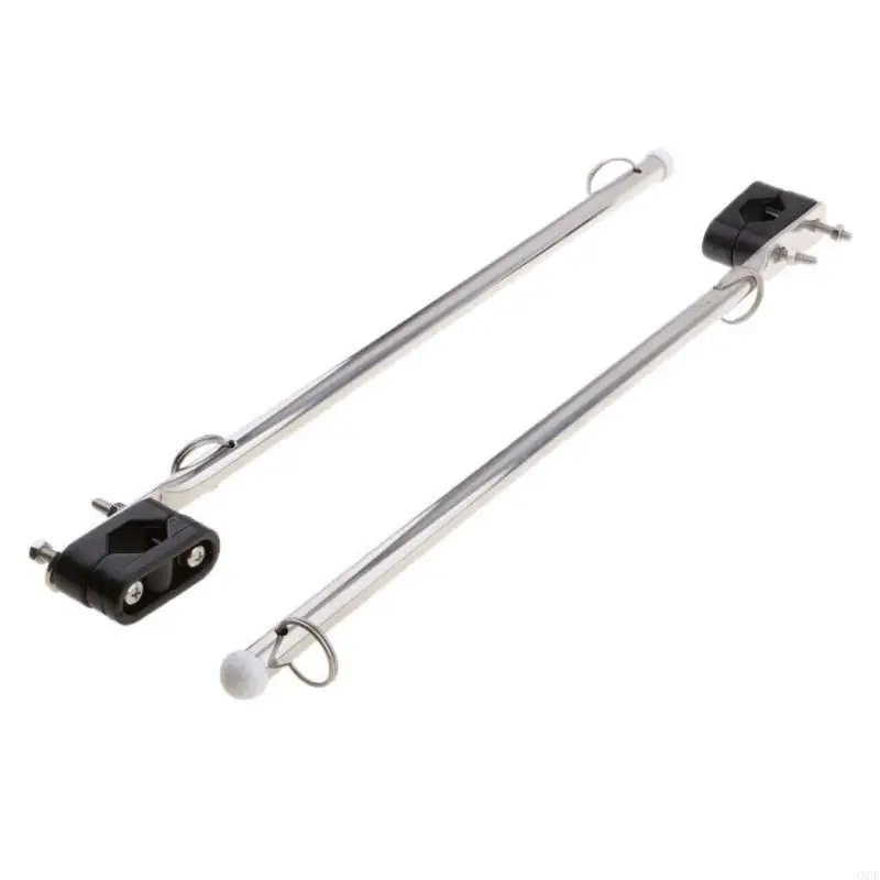 Marine Poles Stainless Steel Poles Set Holder for Boat Yacht Truck Yard Easy Installation