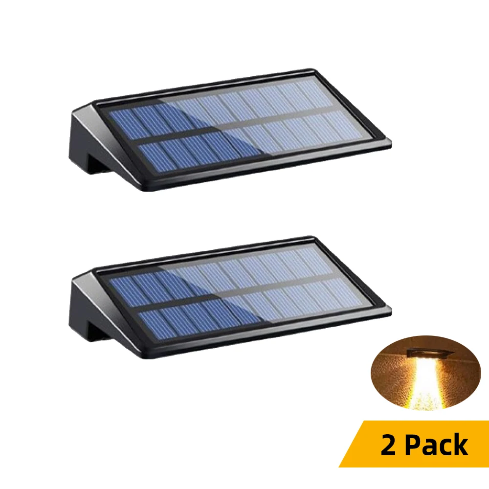 2 Luci Solari Da Parete Per Esterno Con Design Up&Down: LED Impermeabili, 2 Temperature Di Colore, Wireless, Per Giardino E Recinzioni - 4
