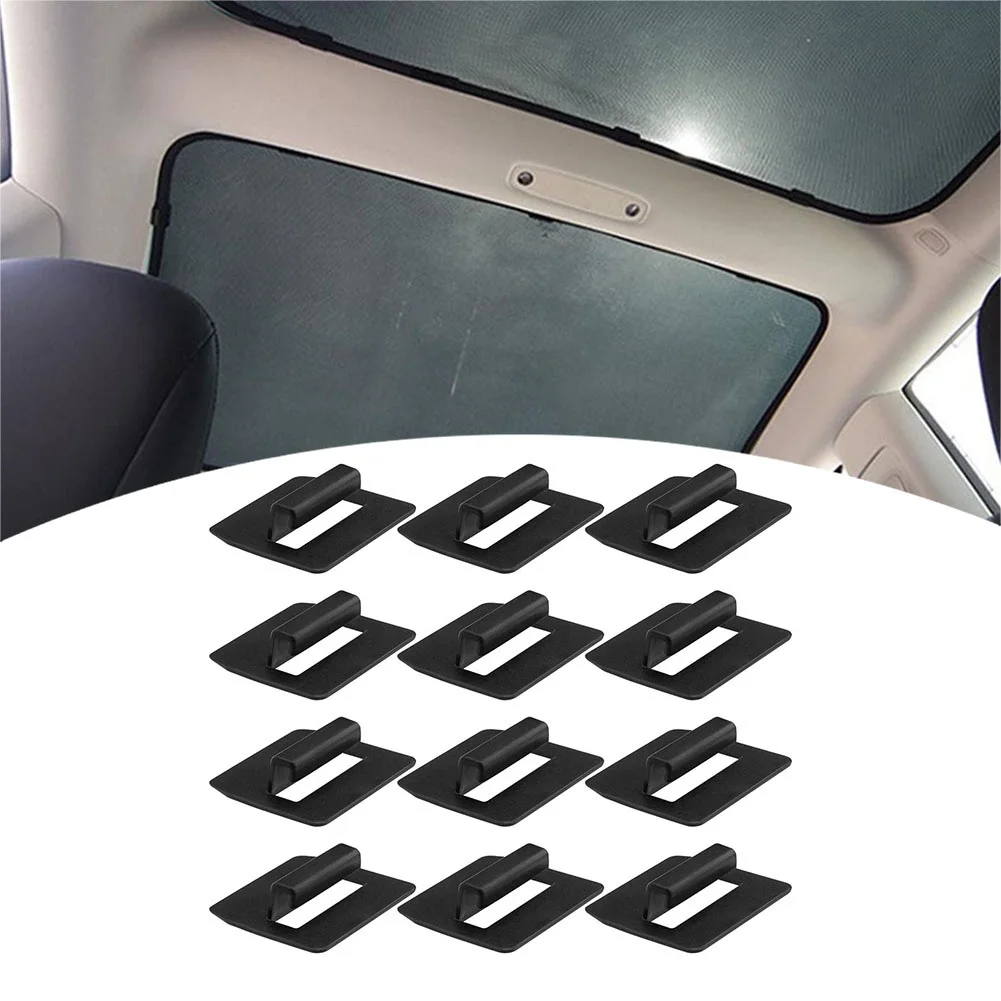 12pcs Buckles Buckles For Tesla Model Y S X 3 Roof Sunshade Clips Skylight Split Shade Sunshades Sun Block Clips