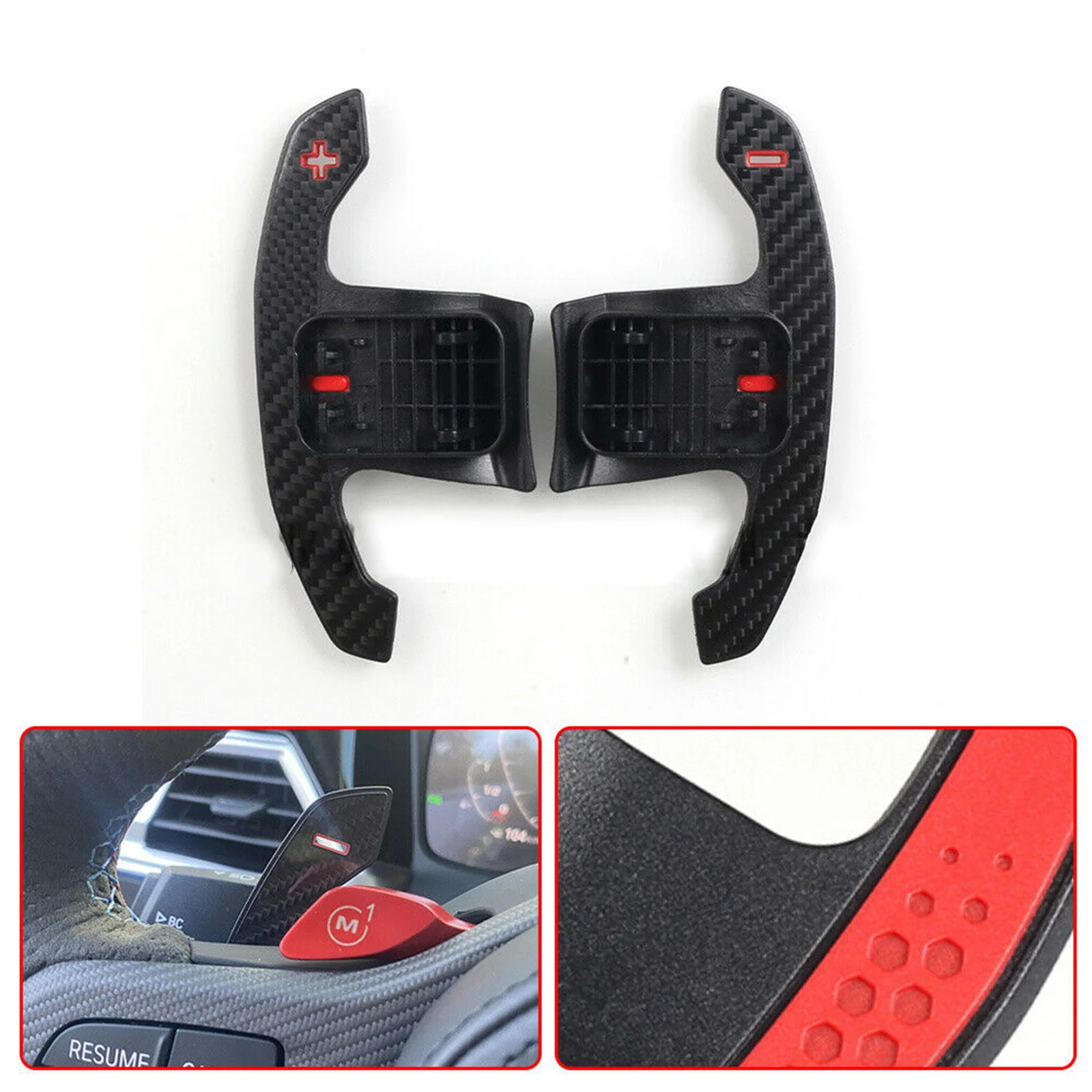 CarbonSteeringWheelPaddleShifterForBMWG20M3M4G80G82M340i