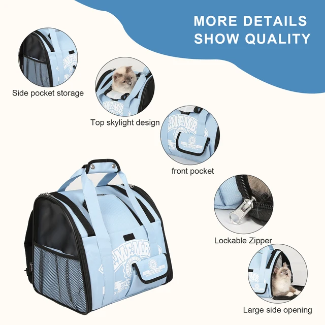 EDENPETZ 브랜드 고양이 개 배낭 캐리어 카시트 가방은 편안한 운송과 스타일리시한 디자인으로 애완동물과 함께 여행을 즐기고 싶은 사람들을 위한 제품입니다.