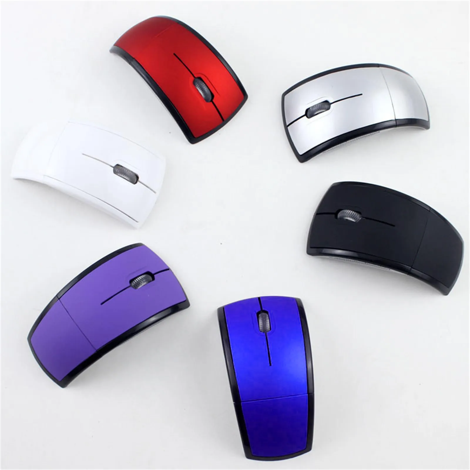 2.4G Wireless Folding Mouse Cordless Mice USB Foldable Receivers Games Computer Laptop Accessory Optical PC Mice Gaming Mouse