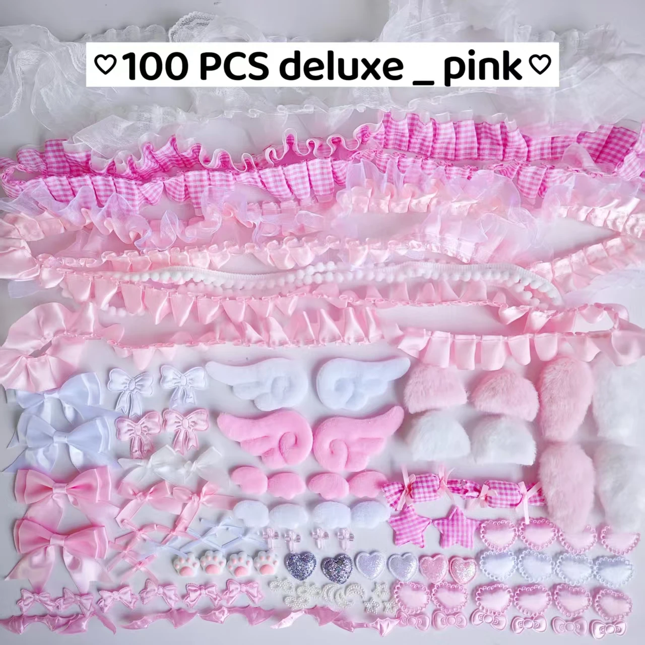 مجموعة 100 قطعة من المواد الملونة للفتيات، بما في...