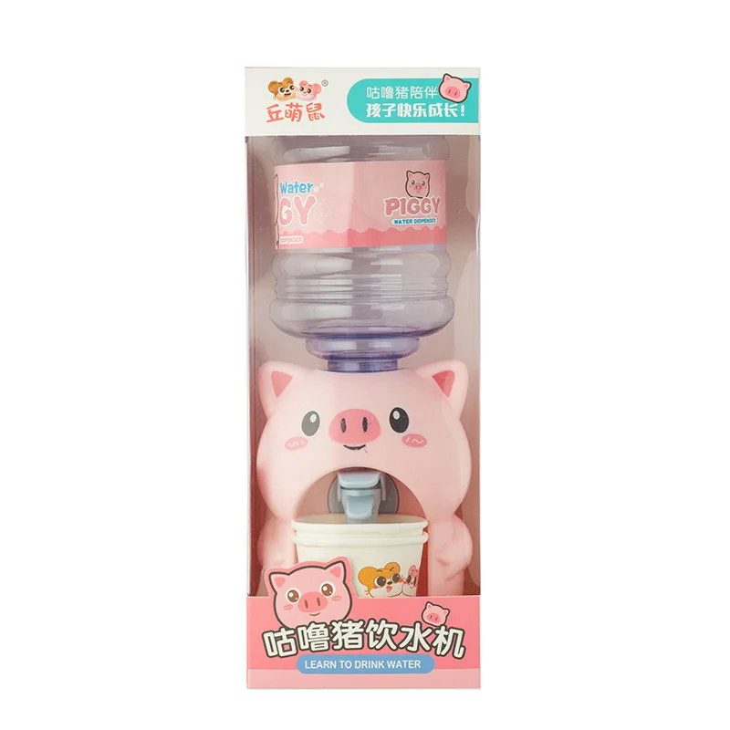 Mini Water Dispenser Beverage Frog Piggy Play House Dispenser Toy Mini Water Dispenser Cartoon Dormitory Toys 2