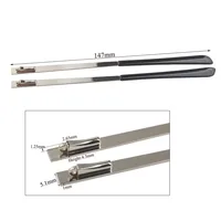 1pair Metal Glasses Eyewear Flex Temple With Tip Metal Eyeglasses Spectacles Spring Rod T012B 2