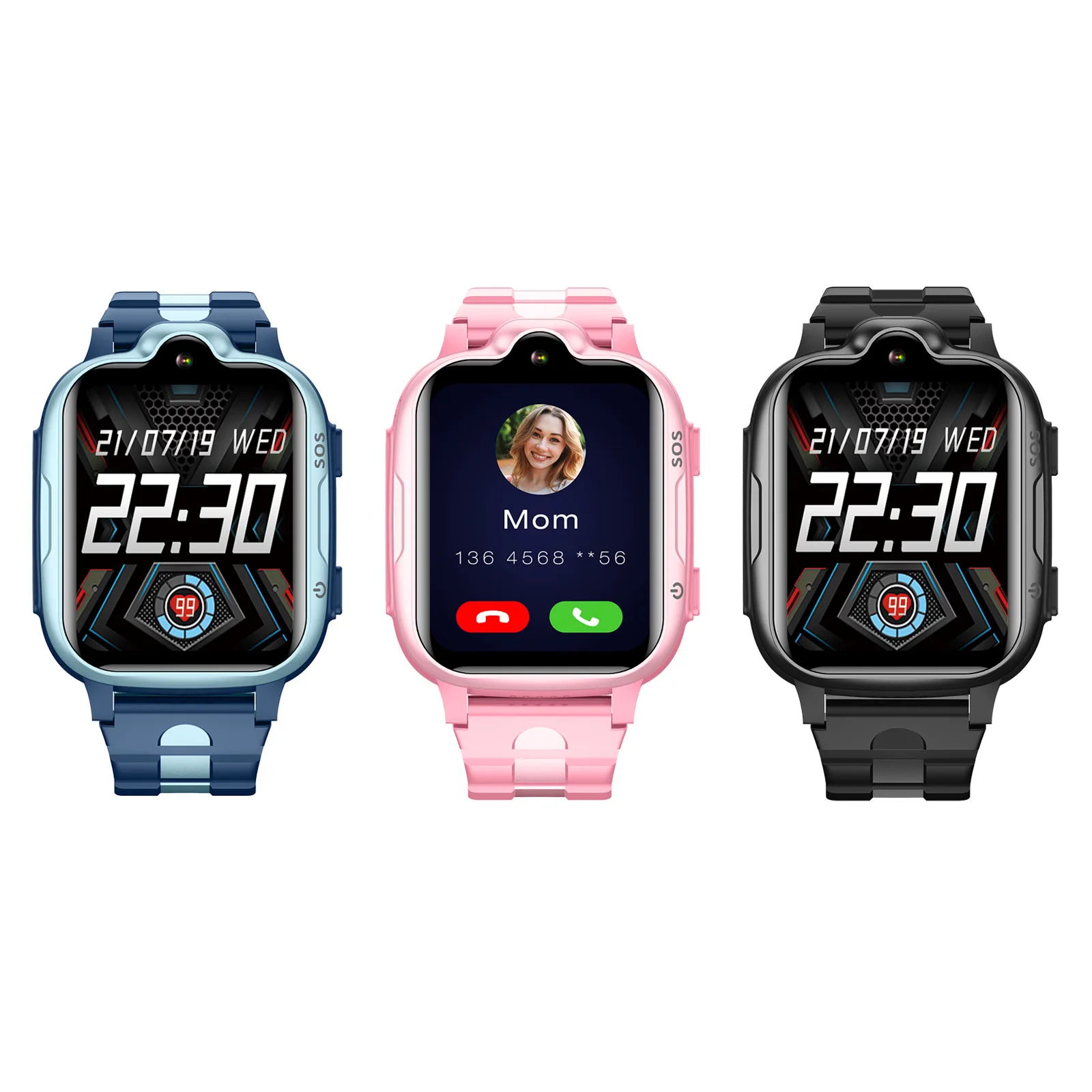 4G  Ʈ ġ K15  ȭ 2.5HD ġ ũ 850 mAH ͸   Smartwatch SOS ҳ ҳ
