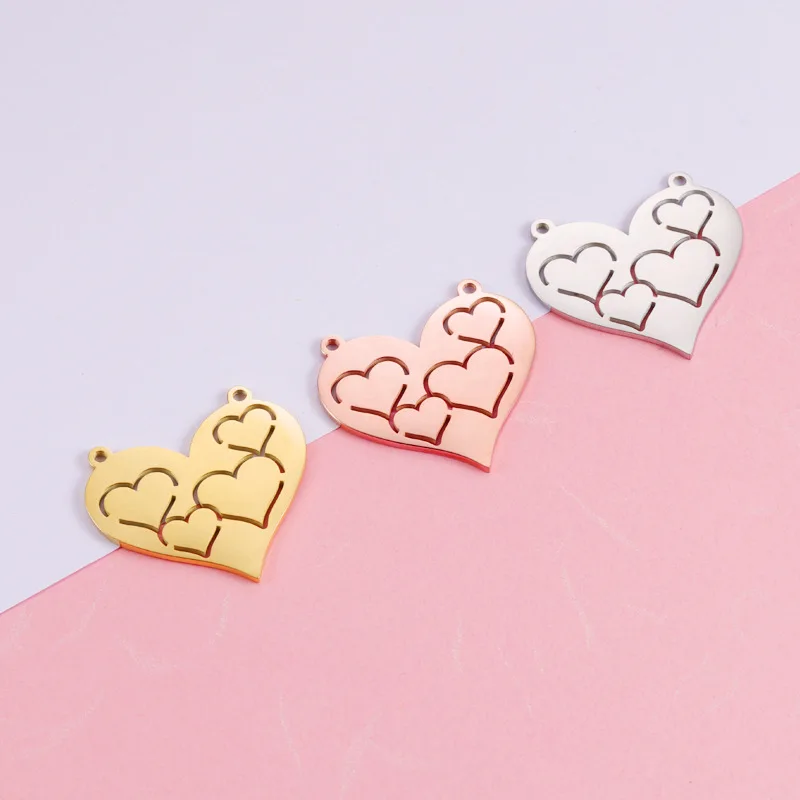 Рисунок 2 - кулон в форме сердца из нержавеющей