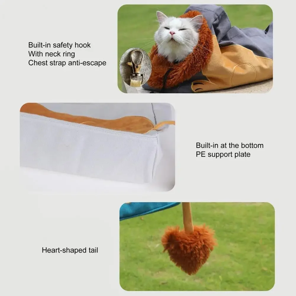 Pet Carriers Lion Design Portable Breathable Bag Cat Dog Carrier