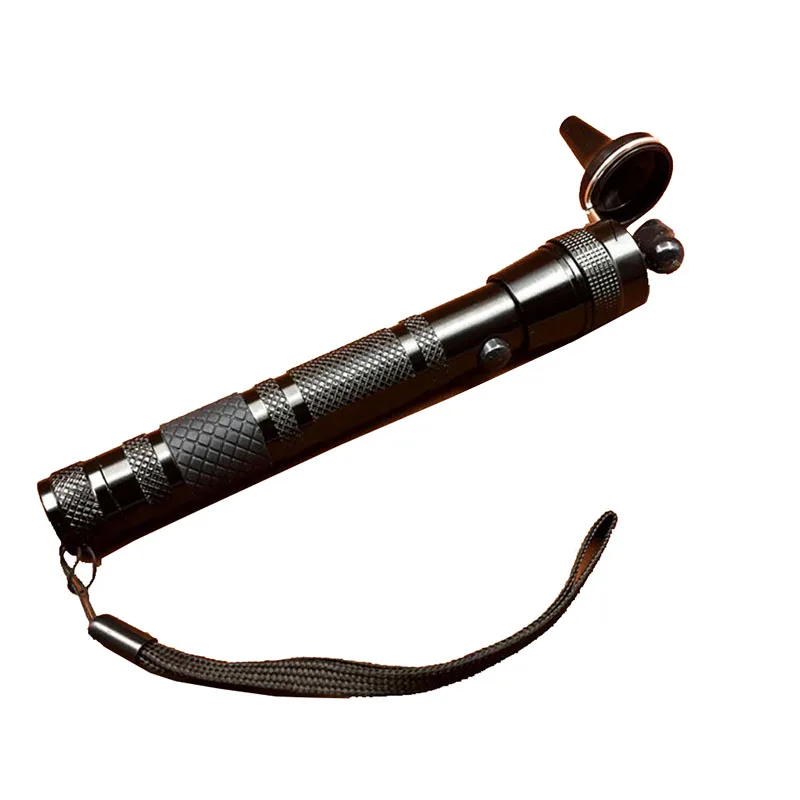 Stainless steel mining tool hand grips the ear mirror professional ears ear lamp ear endoscopic hand flashlight gathers  ligh