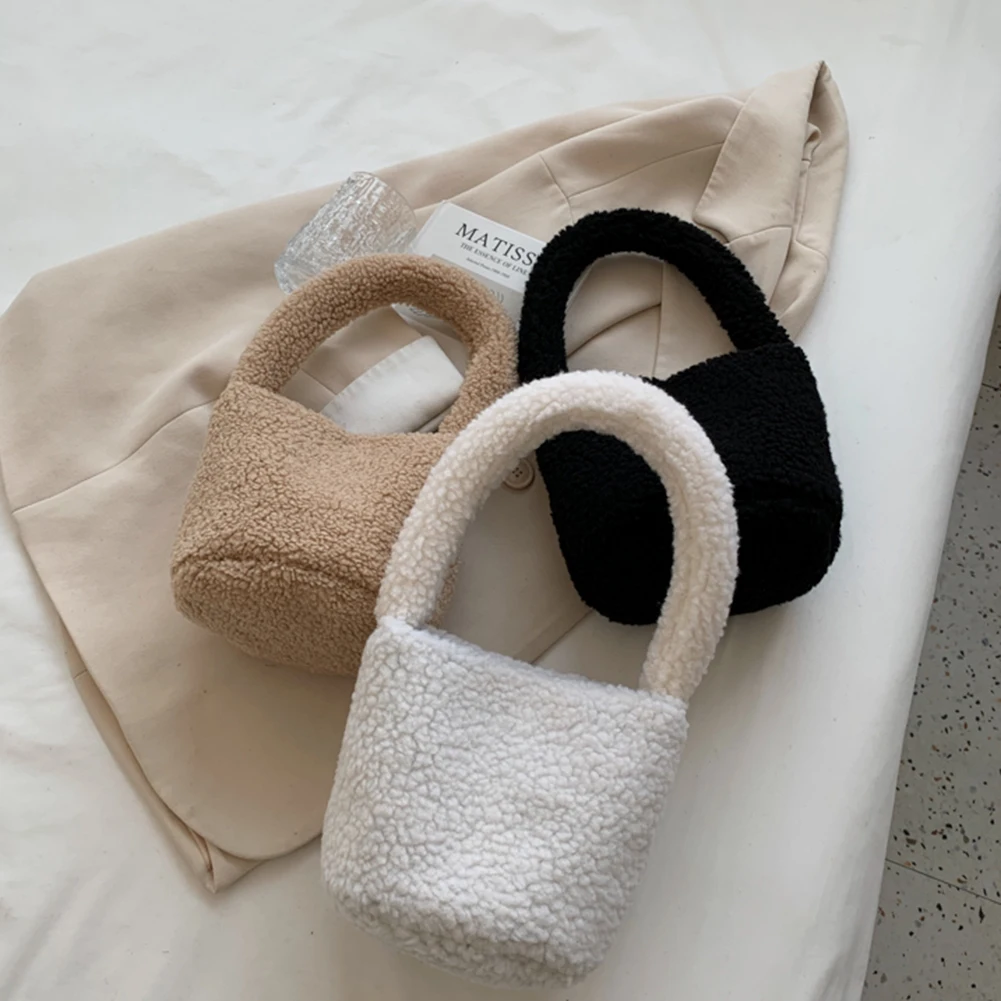 fluffy handle bag