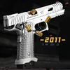 2011 Quick Release Toy Gun Mechanical Continuous Fire Detachable Pistol Outdoor Soft Bullet Airsoft Blaster for Children Gift 3