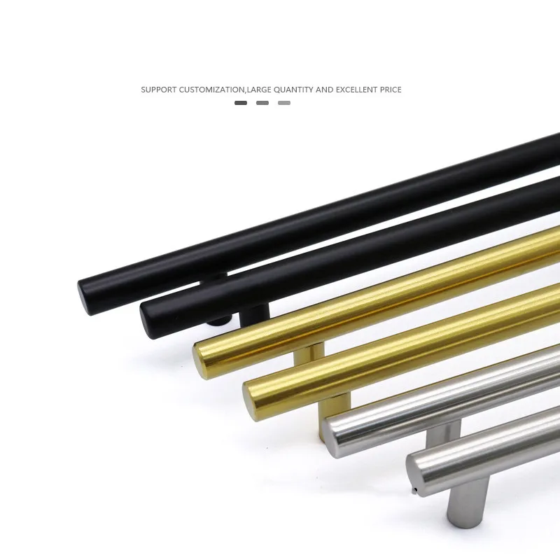 الذهب الأسود مقبض دولاب نحى الفولاذ المقاوم للصدأ...