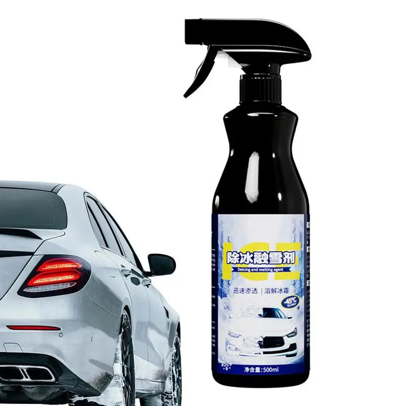 

snow melting spray deicer car anti icing agent 500ml Ice Snow Removing Spray for Glass Glass Winter Care Products for Headlights