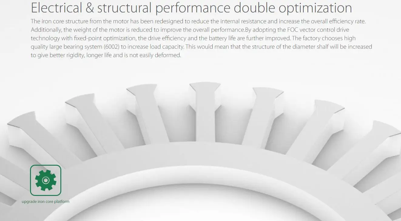 Hobbywing X11 MAX Motor, the iron core structure from the motor has been redesigned to reduce the internal resistance .
