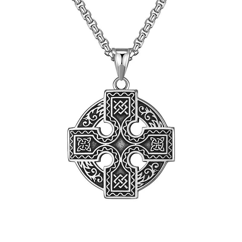 

Personalized Hip Hop Fashion Trend High Quality Cross Necklace Women's Luxury Retro Versatile Sweater Chain Party Gift