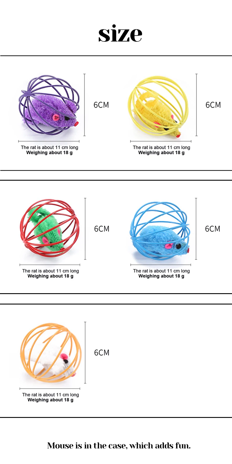 1pcs Cat Toys Stick Feather Wand With Bell Mouse Cage Interactive Toys Color Spring Rainbow Ribbon Cat Teaser Stick Random Color