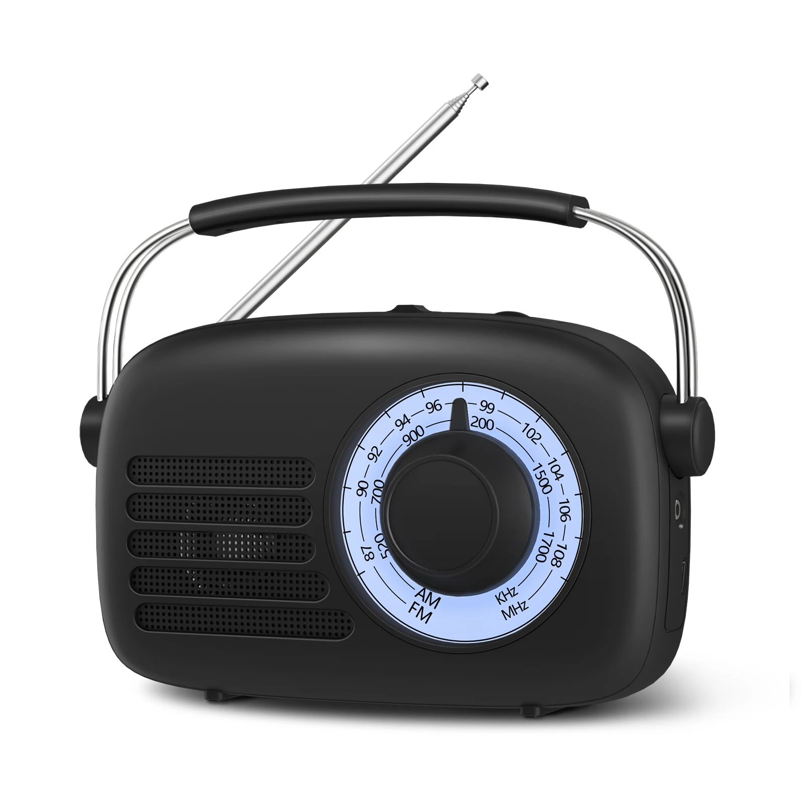 Old-Fashion-Radios-Portable-AM-FM-Radio-Reciver-with-Loud-Multi ...