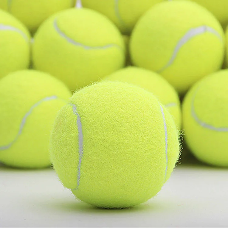 training bulk rubber tennis ball and colors rubber racket beach tennis Mainland China 1 balls