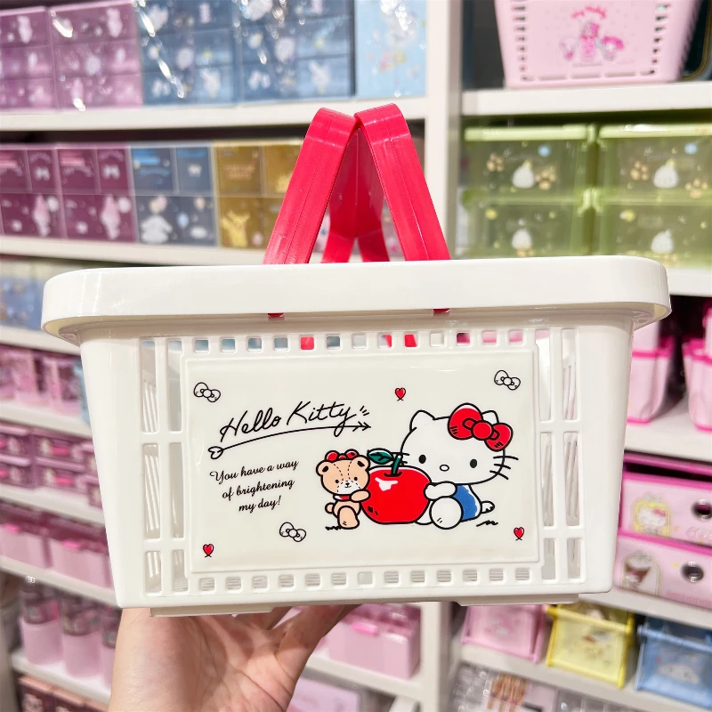 Sanrio Family Series Kawaii Cinnamoroll My Melody Stationery Storage Cute Hello Kitty Little Twin Stars Storage School Supplies