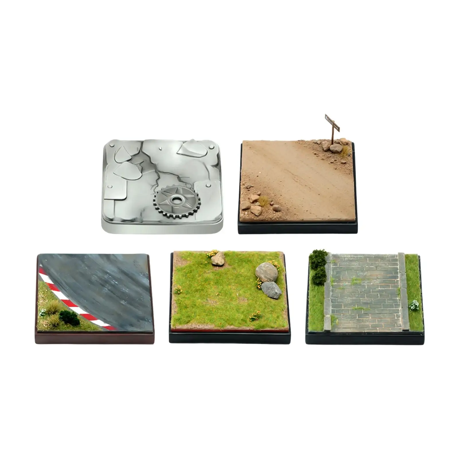 1/64 Scale Display Base Diorama Base Miniature Scene Base Diecast Solid sturdy