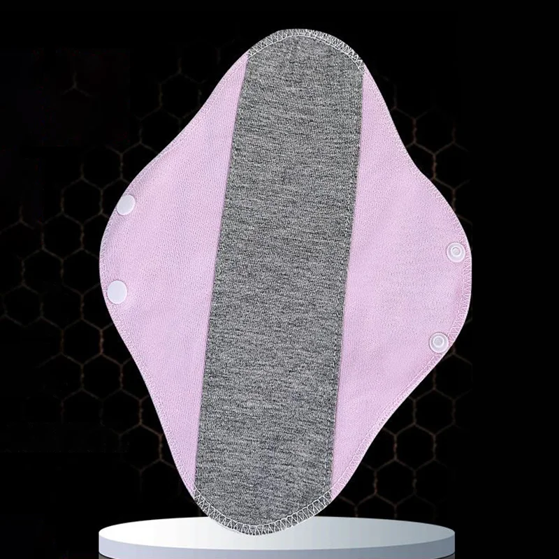 5 PCS 23CM Anti-slip Graphene Antimicrobial Sanitary Pads Reusable Care Pads Breathable Maternity Menstrual For Women