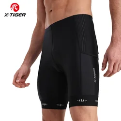 Men's 5D Gel Padded Cycling Shorts with Back Pocket - Europe - XXXL (Cycling Shorts)