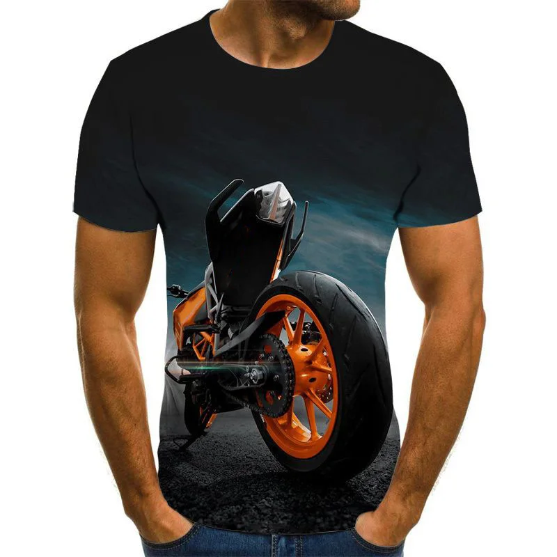 Mens Short Sleeve Graphic T Shirt Oversized Hip Hop Tee